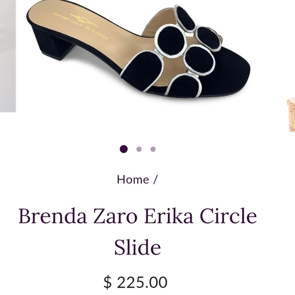 VERY SEXY!! Brenda Zaro Pink Heart Suede Slide Sandals - Picture 9 of 9